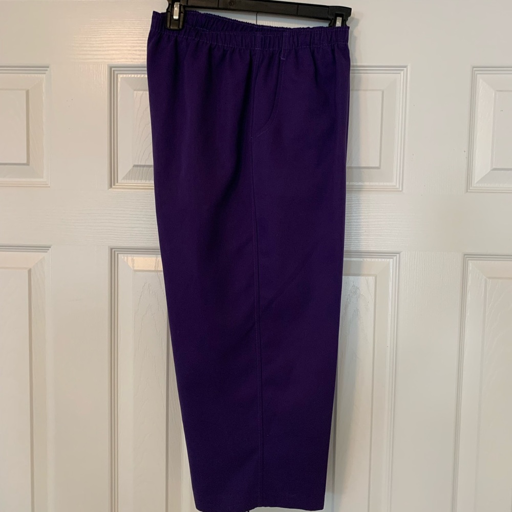 Purple capri pants